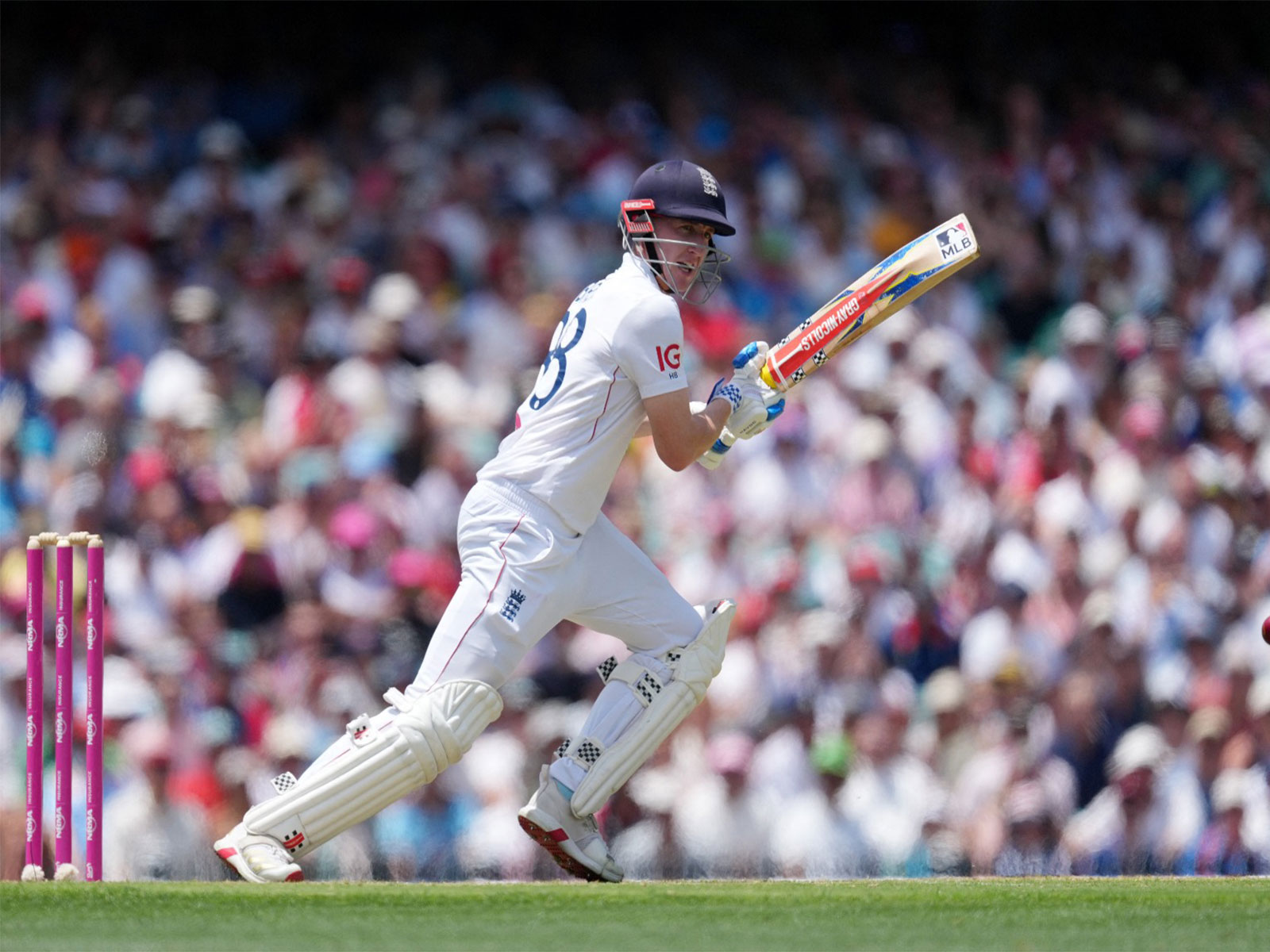 Harry Brook batting. (Photo: Reuters)