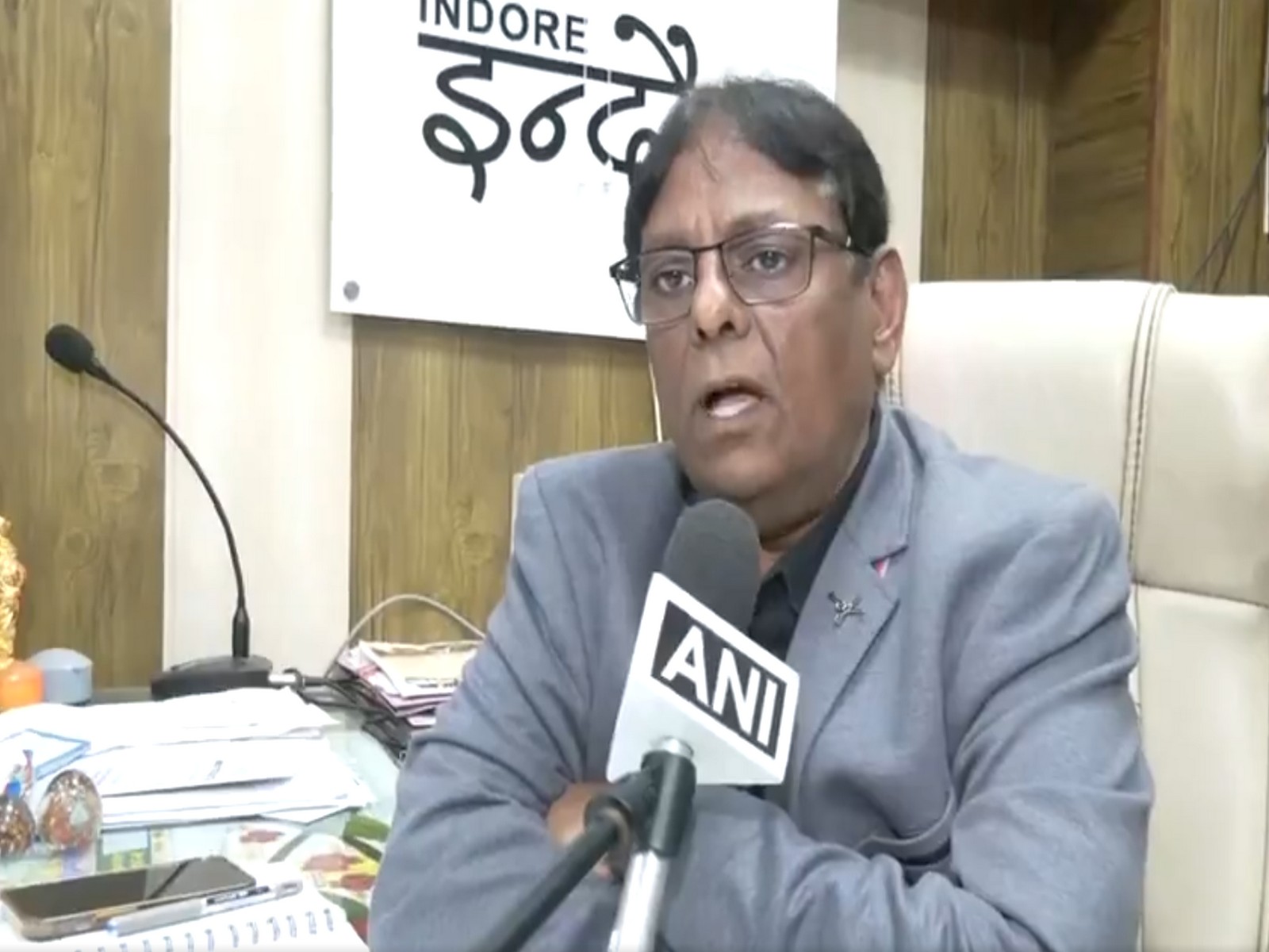 Indore Chief Medical and Health Officer Dr Madhav Hasani (Photo/ANI)