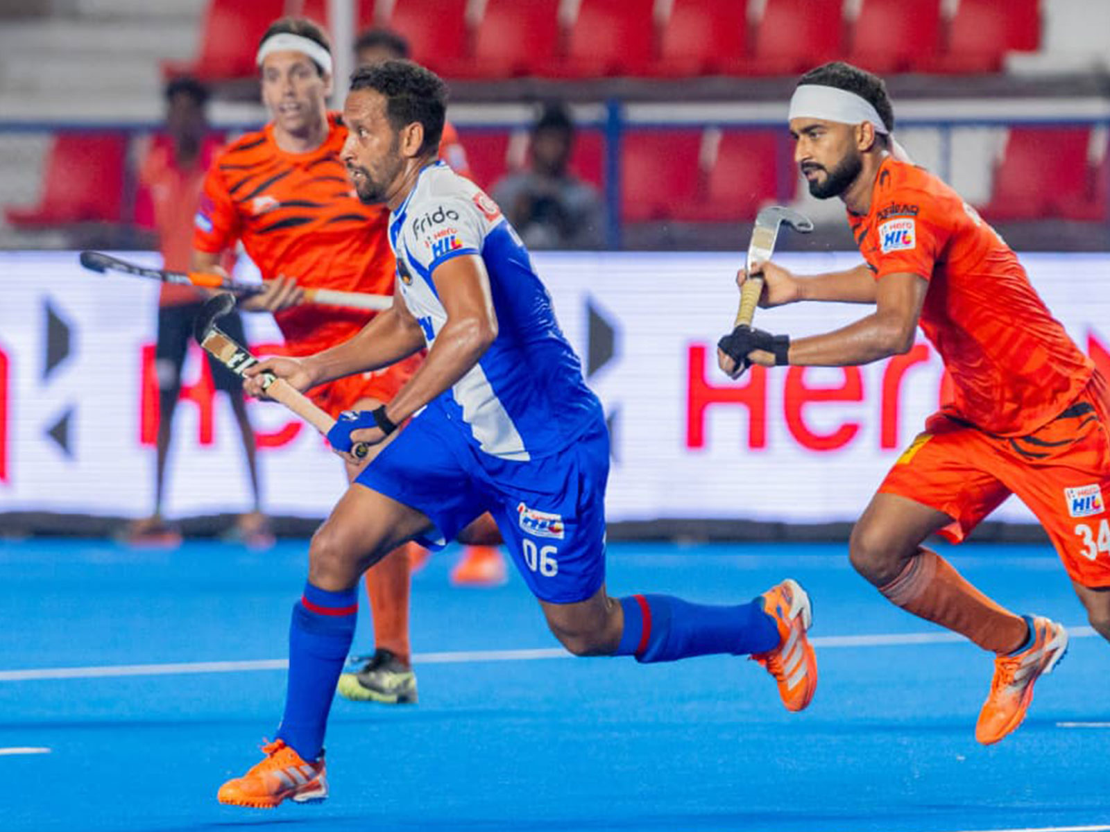 A visual from the match. (Photo/Hockey India)