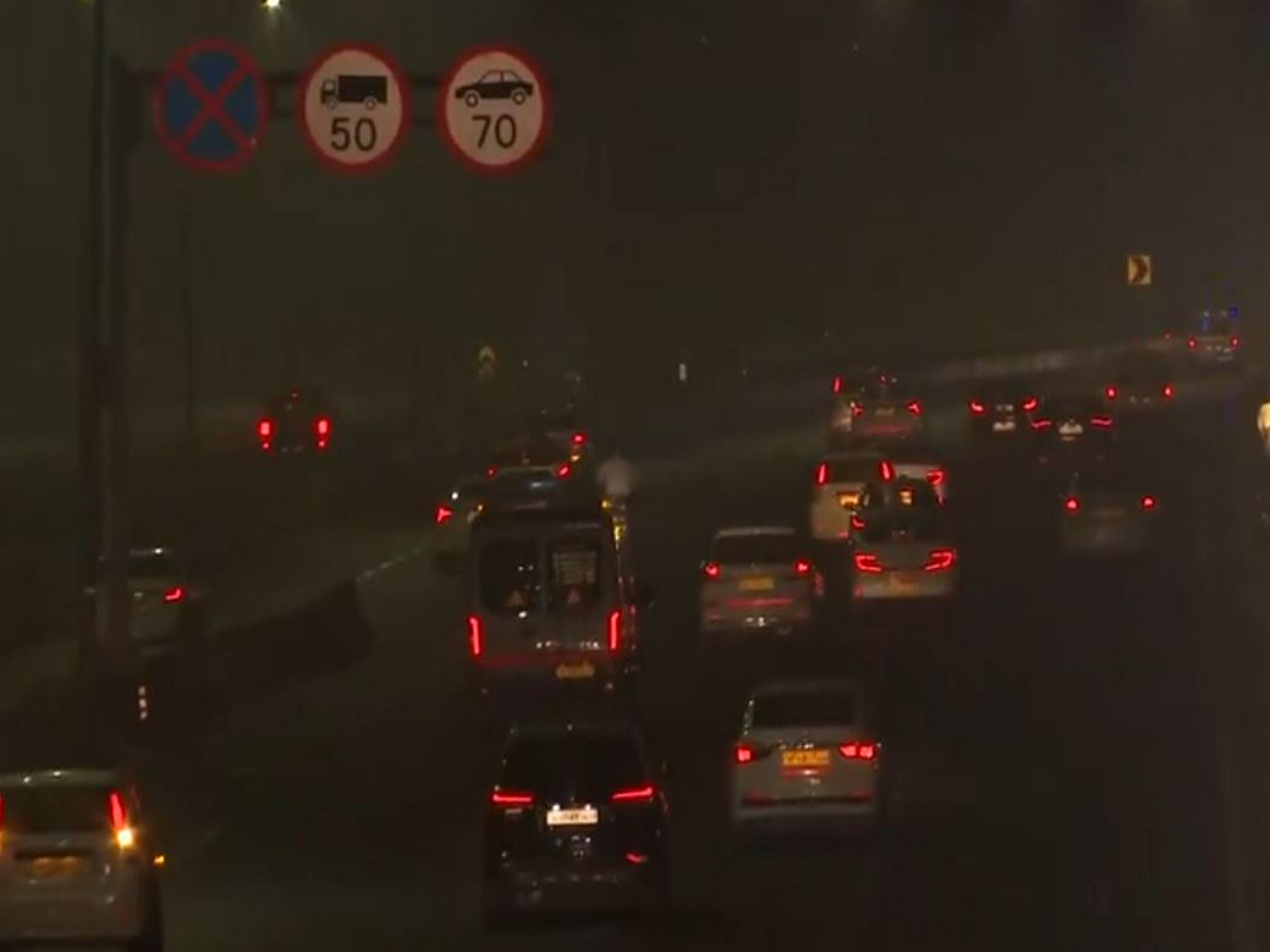 Visual from Delhi's Akshardham area (Photo/ANI)