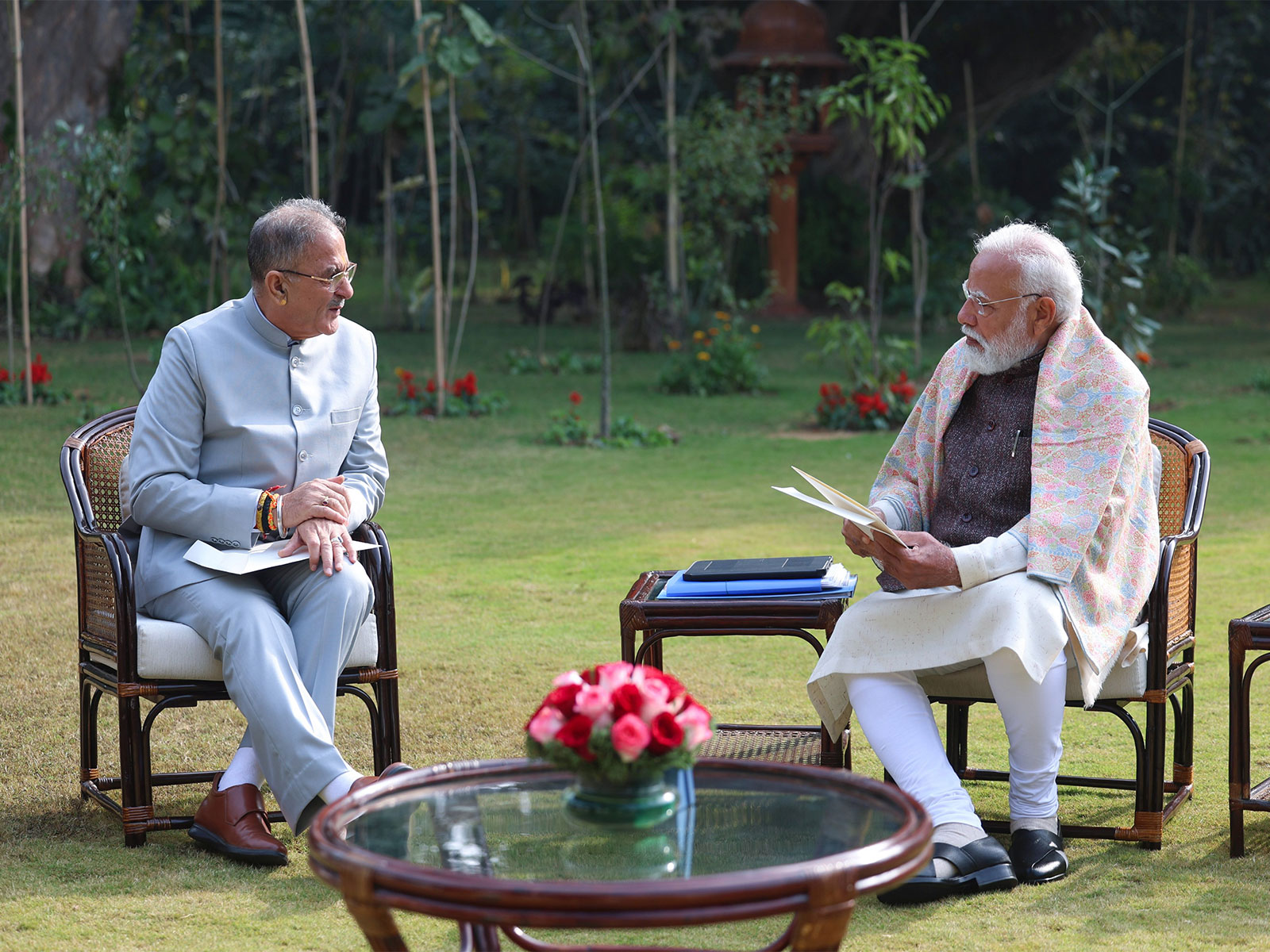 Ladakh LG Kavinder Gupta meets Prime Minister Narendra Modi (Photo/X@PMOIndia)