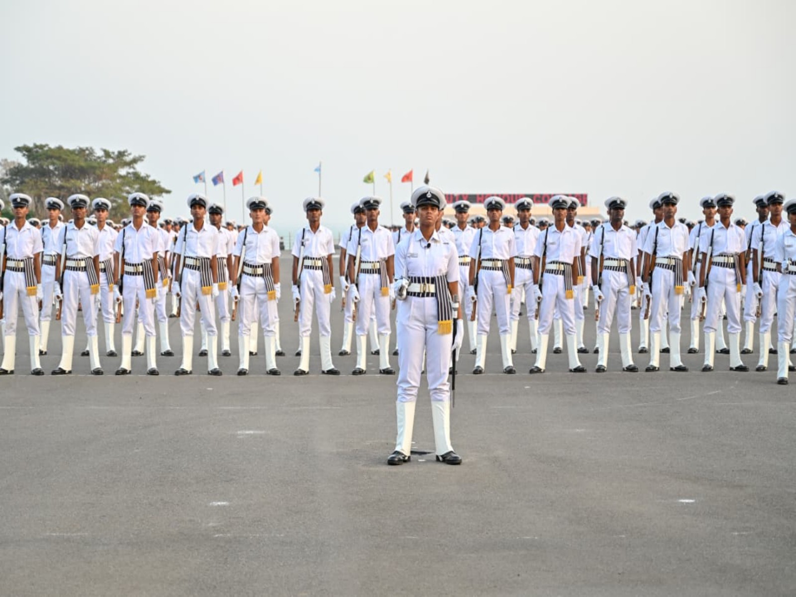 Trainees at INS Chilika (Photo/PIB)