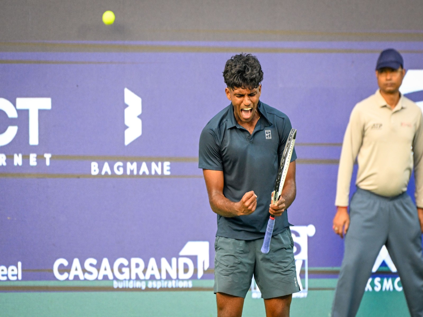 Manas Damne (Photo: Bengaluru Open/Deepthi Indukuri)