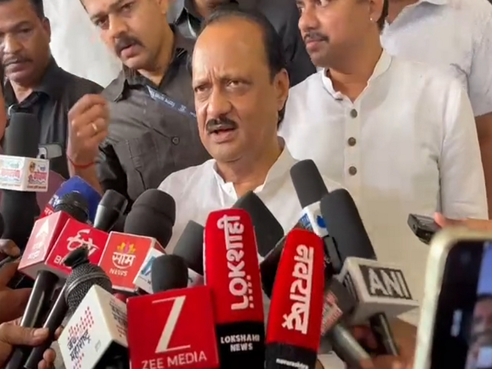  Maharashtra Deputy Chief Minister Ajit Pawar (Photo/ANI)