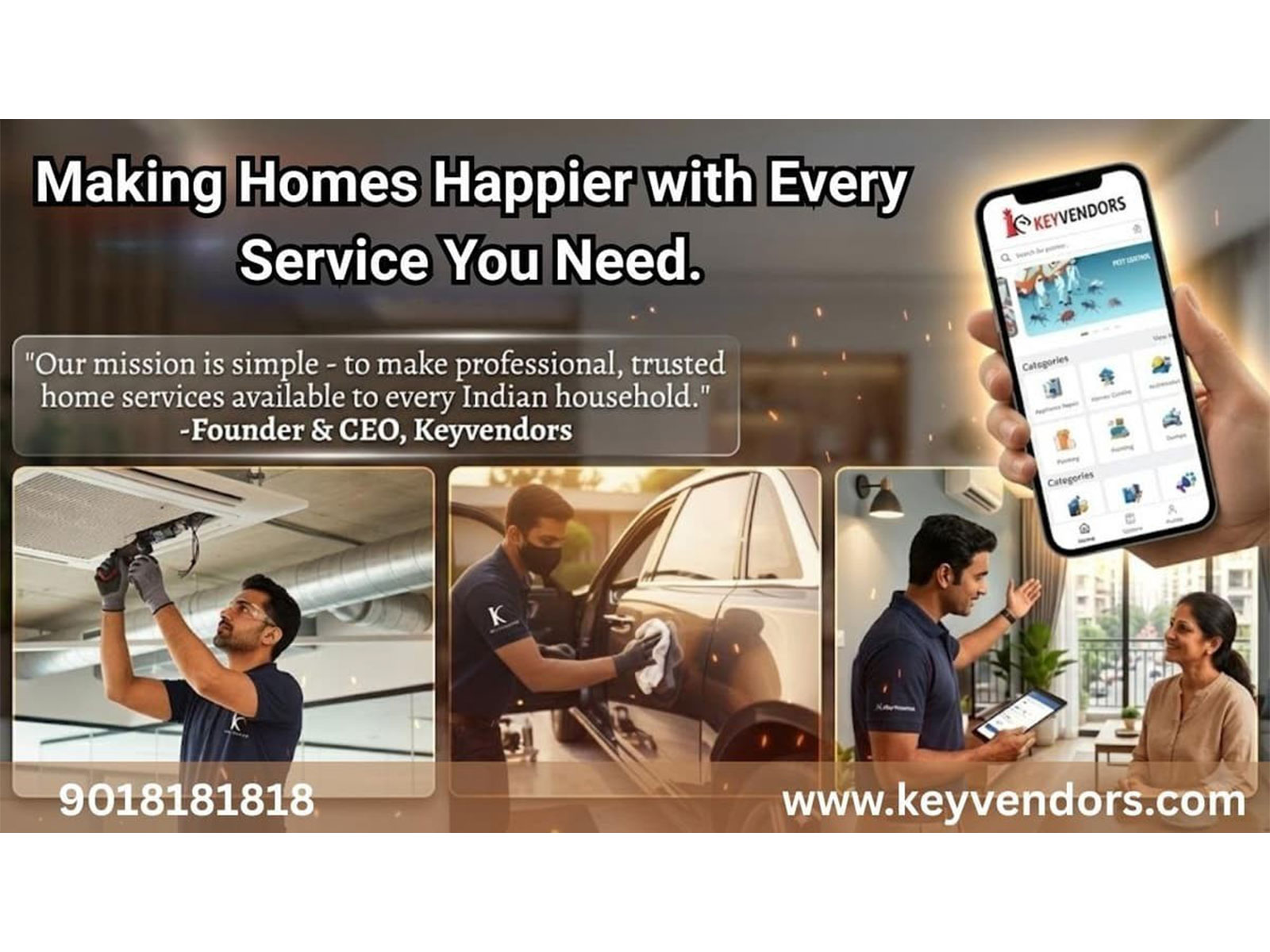 Keyvendors India Empowers Small Businesses Through a Nationwide Home Services Platform