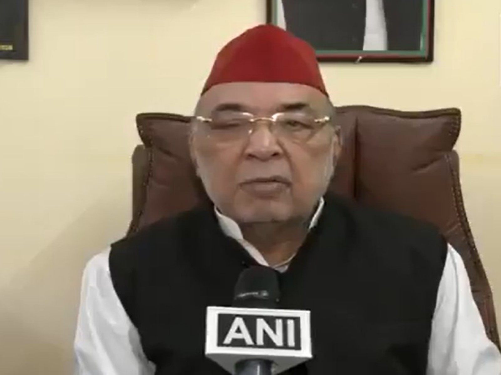 Samajwadi Party leader Ravidas Mehrotra (Photo/ANI)