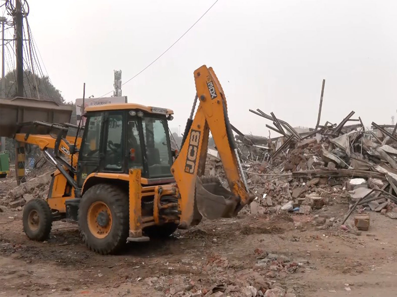 Demolition Drive in Delhi (Photo/ANI)
