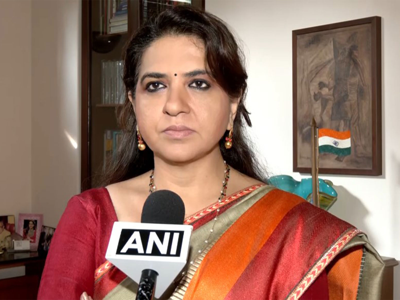 Shiv Sena leader Shaina NC (Photo/ ANI)