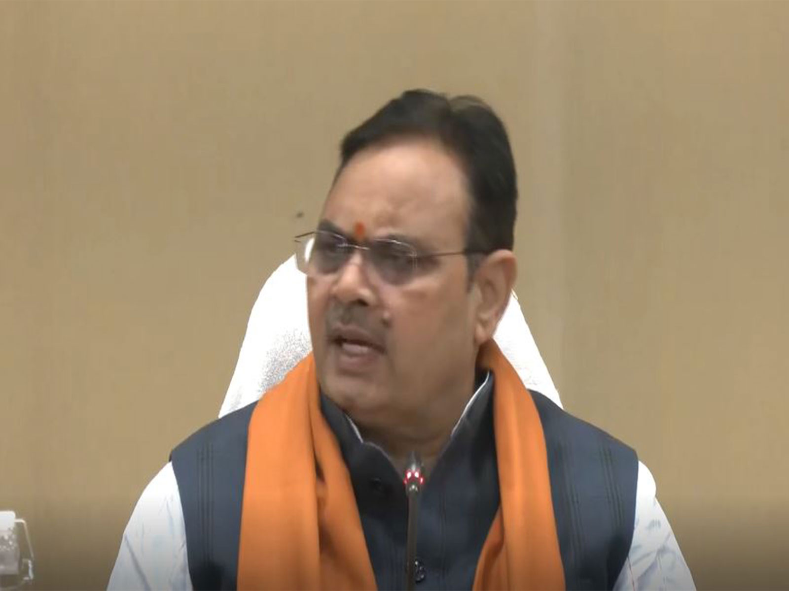 Rajasthan Chief Minister Bhajanlal Sharma (Photo/ANI)