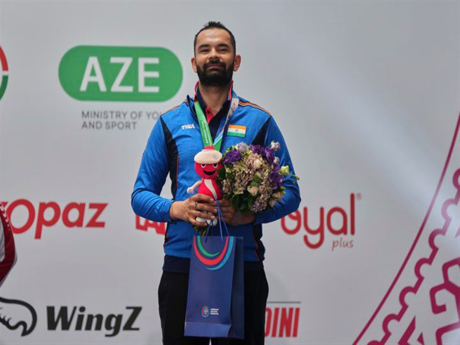 Indian shooter Akhil Sheoran. (Photo: SLI)