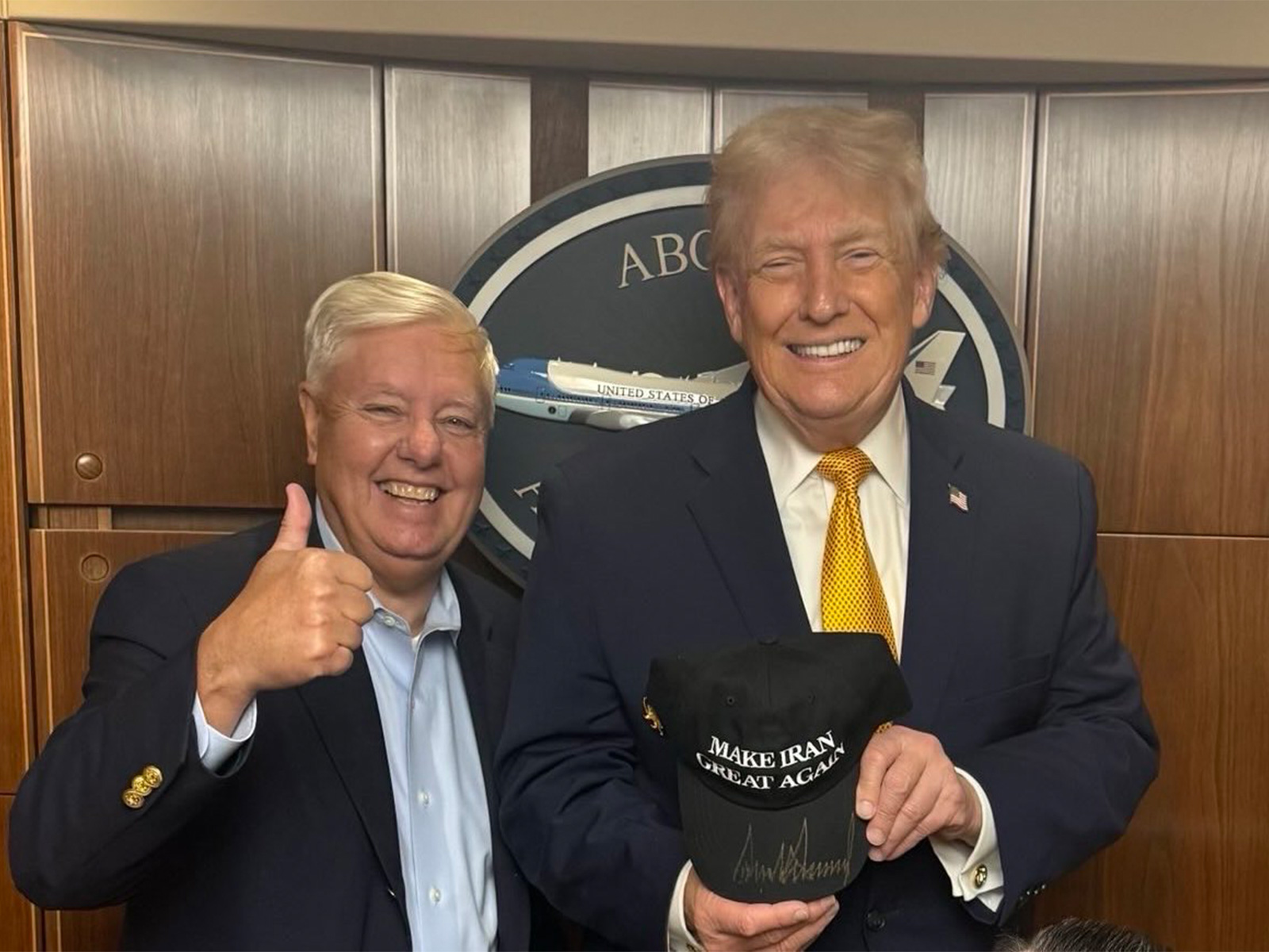US Senator Lindsey Graham with President Trump (File Photo/@LindseyGrahamSC)