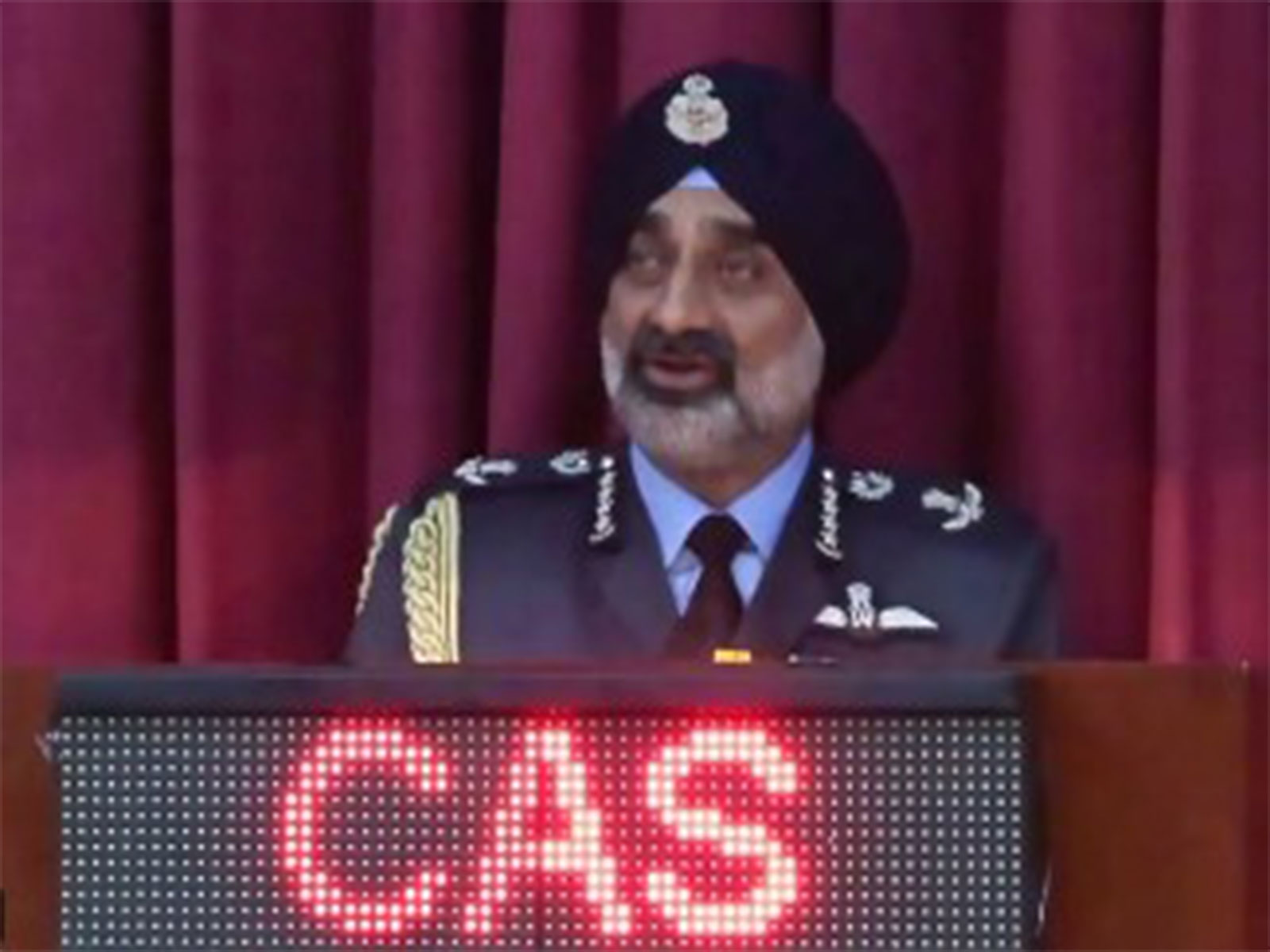 Indian Air Force Chief Air Chief Marshal Amar Preet Singh (Photo/ANI)