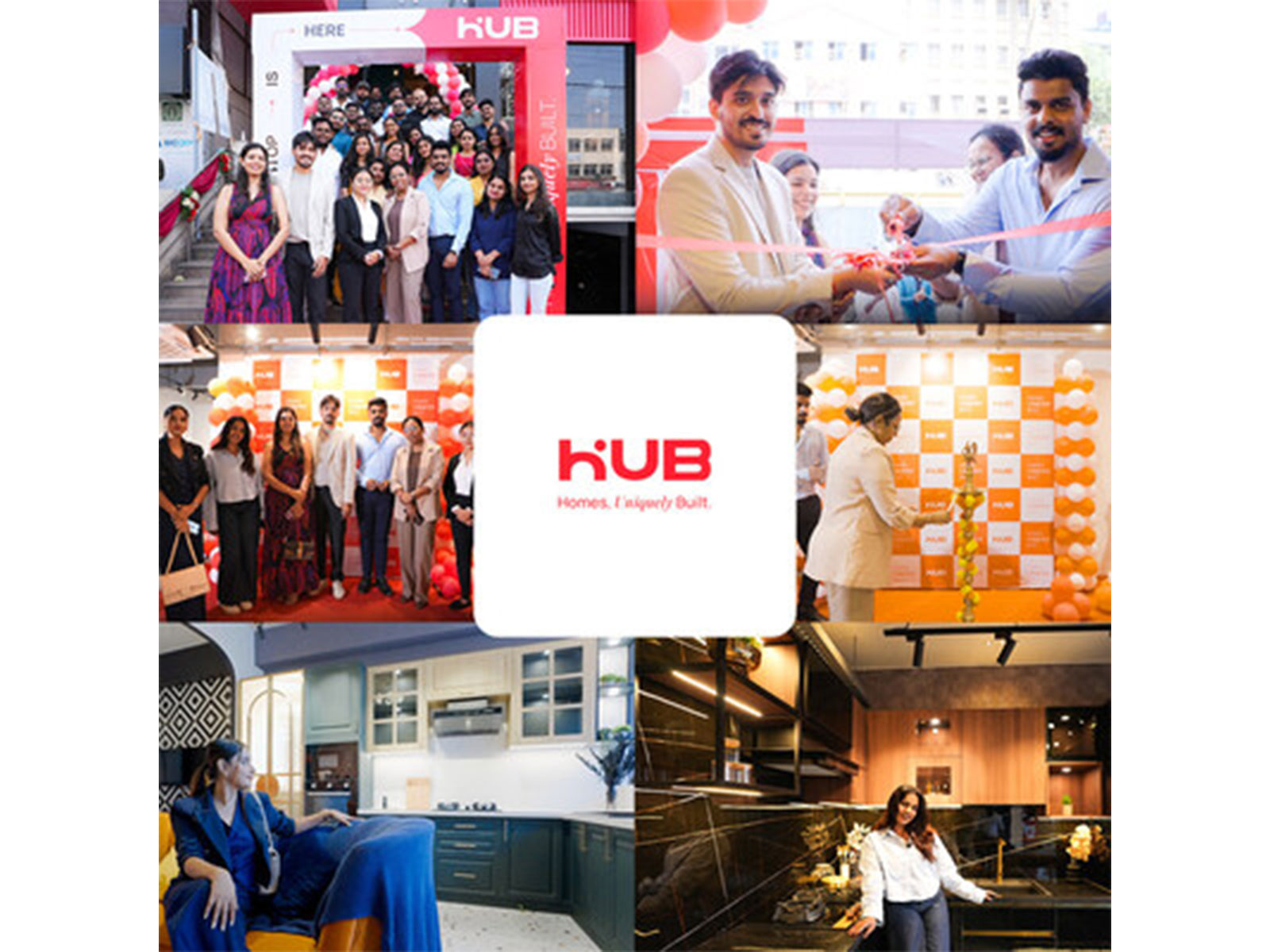 HUB Interior celebrating the opening day with the team, partner, and team members