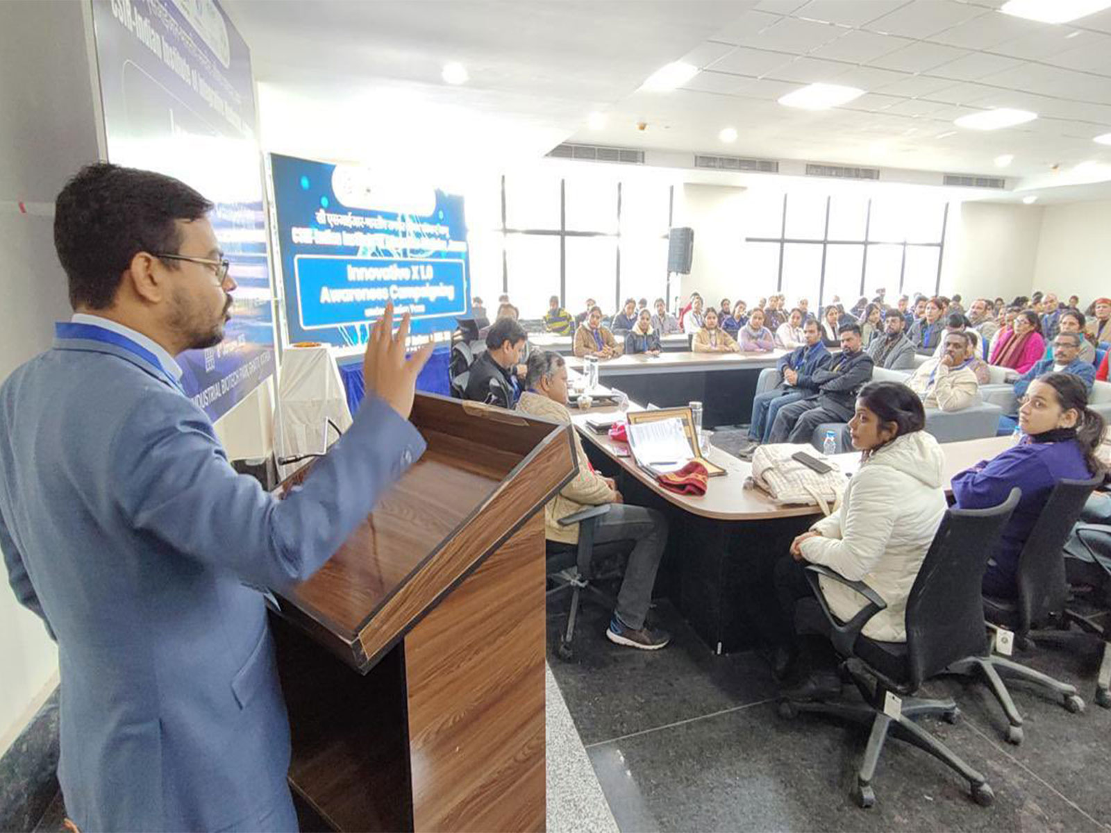 Innovative X 1.0 - Awareness Campaign orgainised at IIIM Kathua (Photo/ @csiriiim)