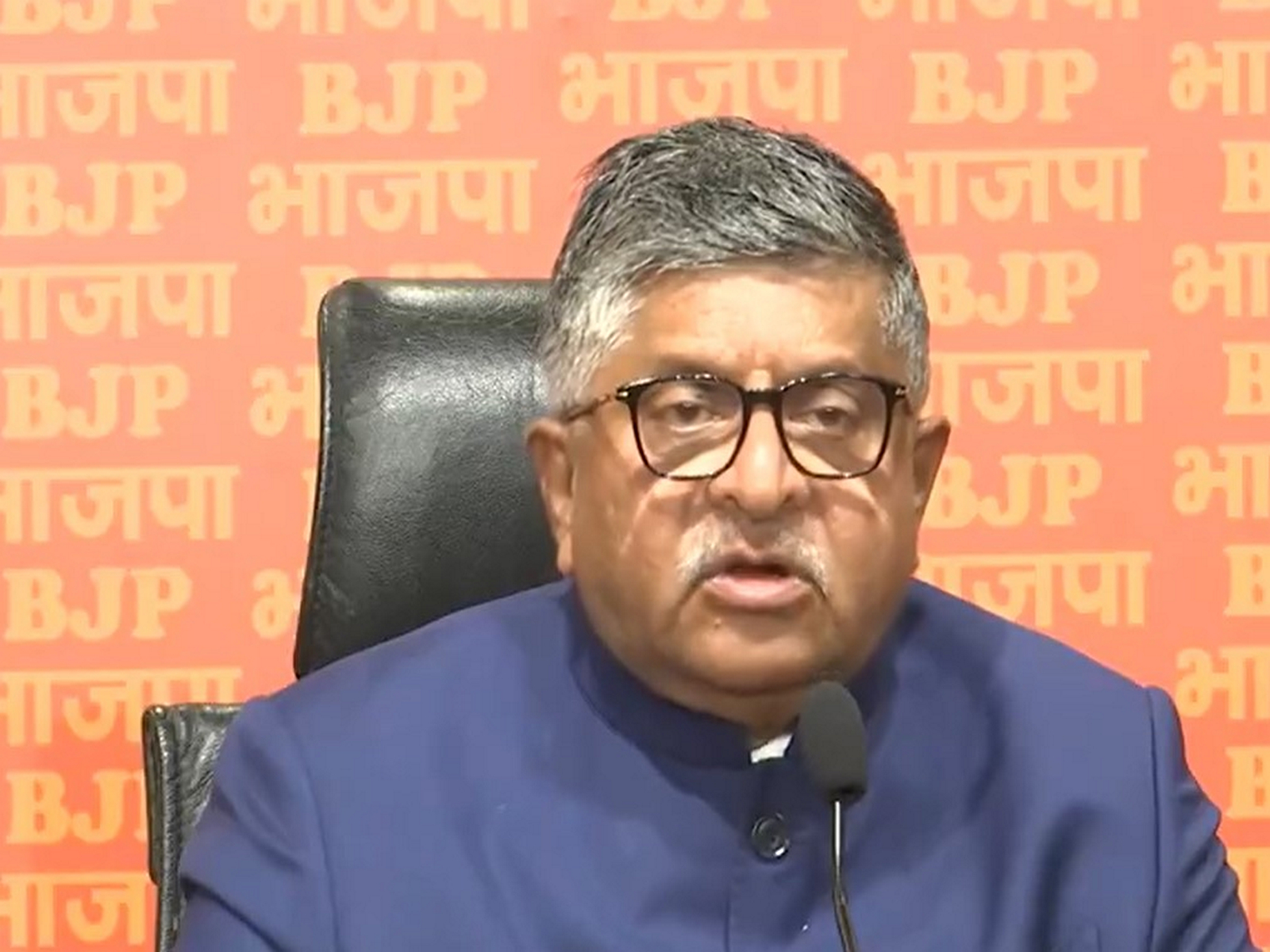 BJP MP Ravi Shankar Prasad (Photo/ANI)