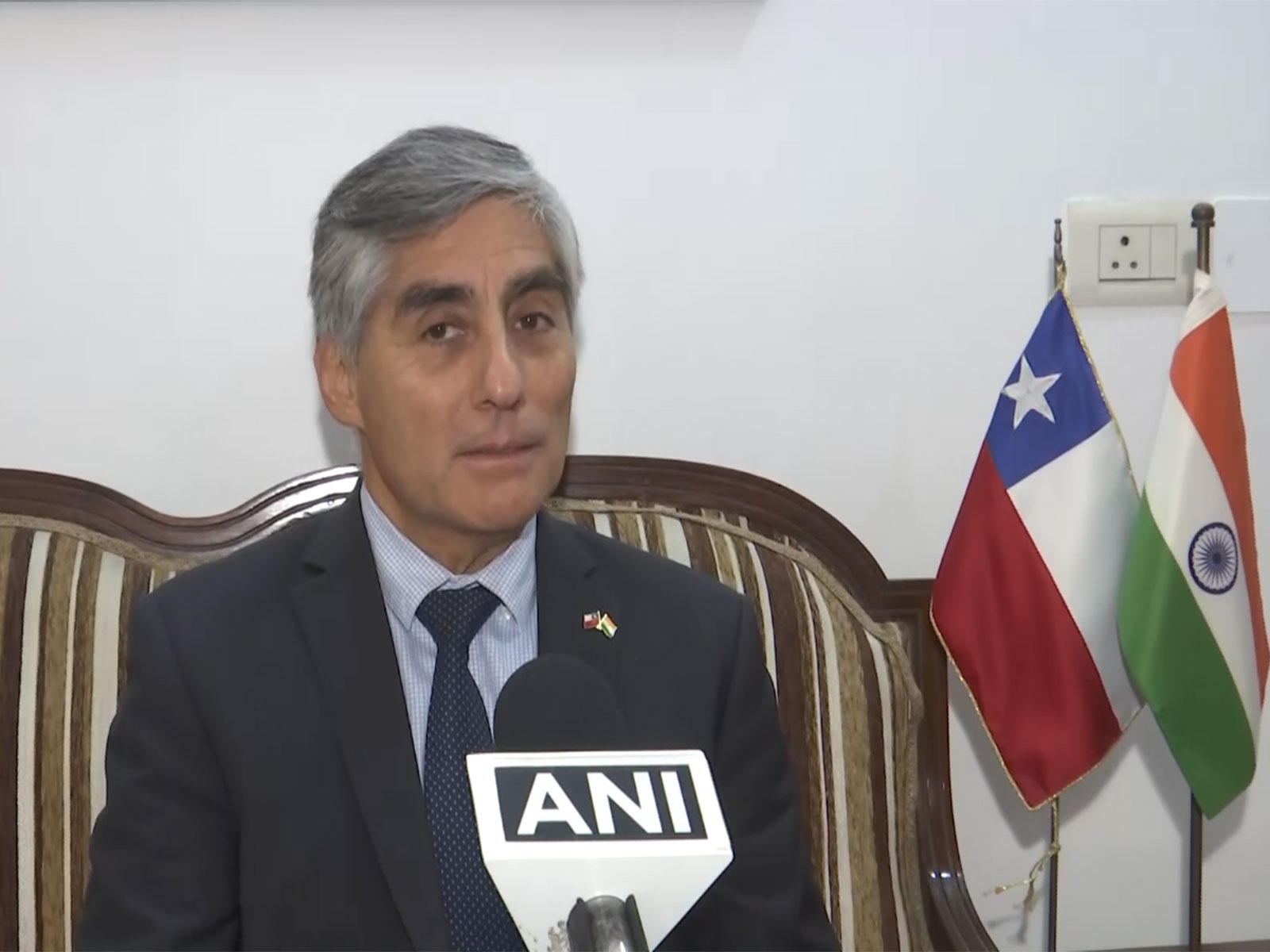 Chilean Ambassador to India Juan Angulo (Photo/ANI)