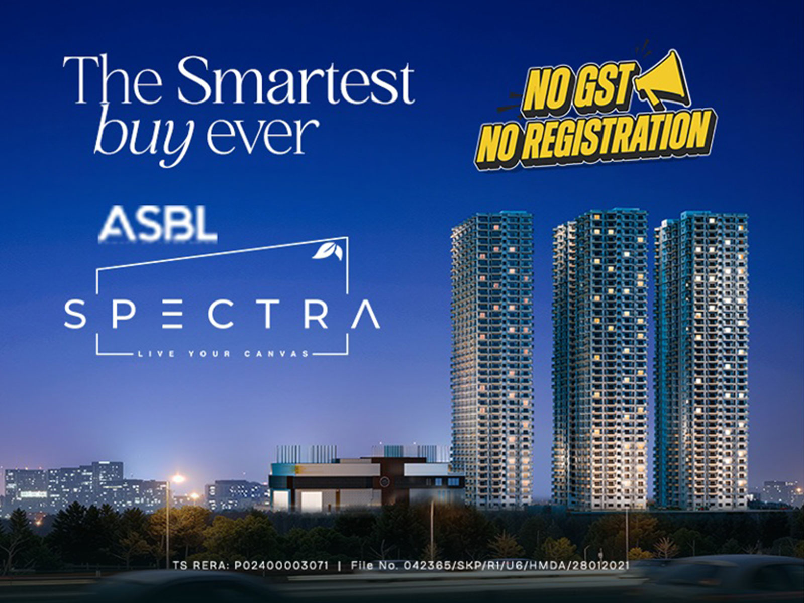 A Ready to Move In Home Where You Don't Pay GST or Registration: ASBL Spectra