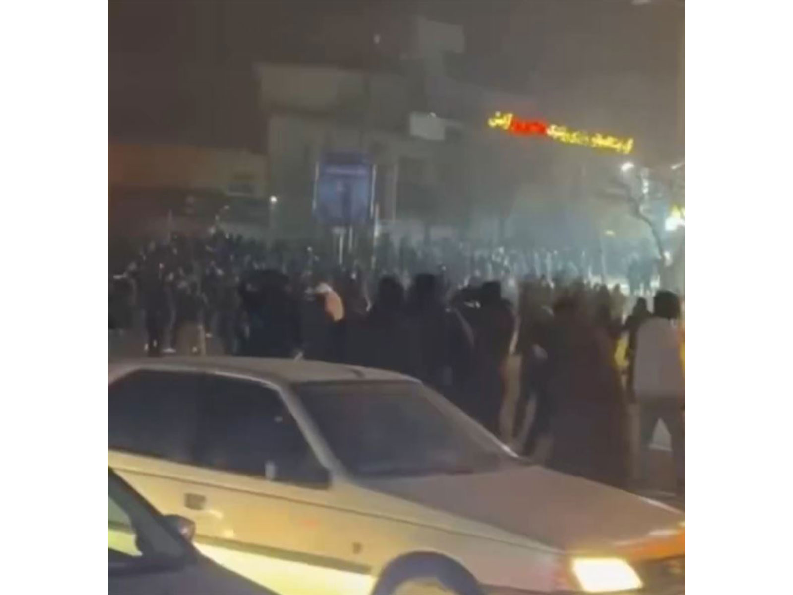 Screengrab of protest video posted by journalist Masih Alinejad (Photo/Courtesy @AlinejadMasih)