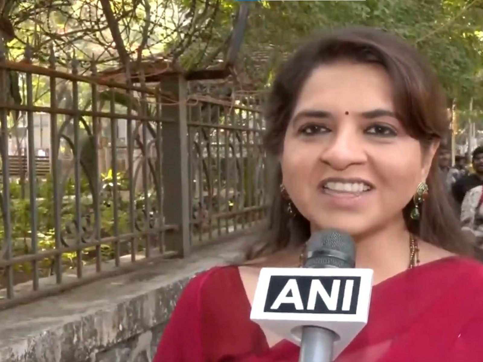 Shiv Sena spokesperson Shaina NC (Photo/ANI)
