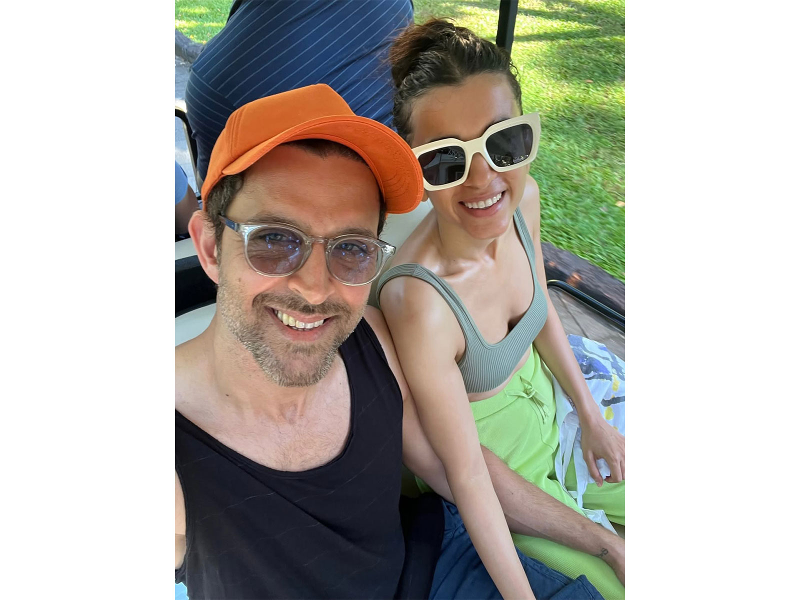 Saba Azad with Hrithik Roshan (Photo/instagram/@sabazad)