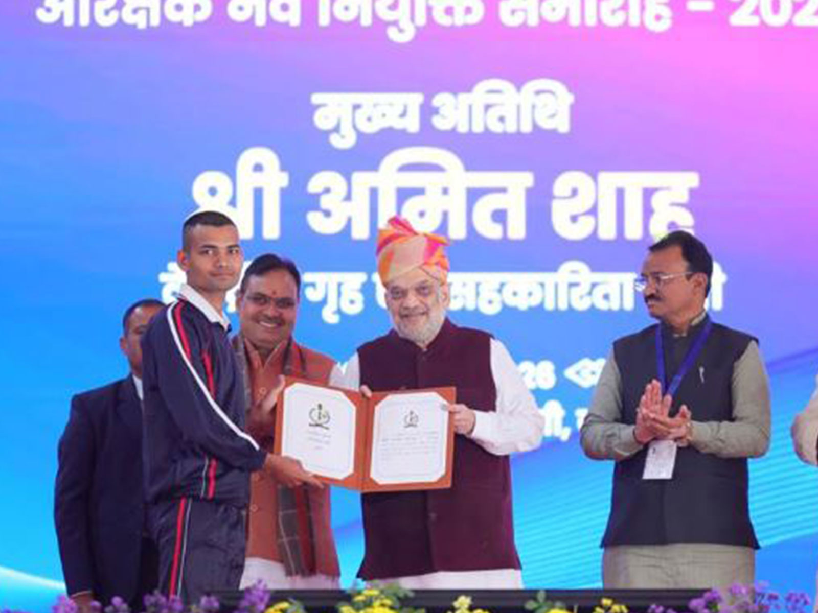 Union Home Minister Amit Shah and Rajasthan CM Bhajanlal Sharma (Photo/PIB)