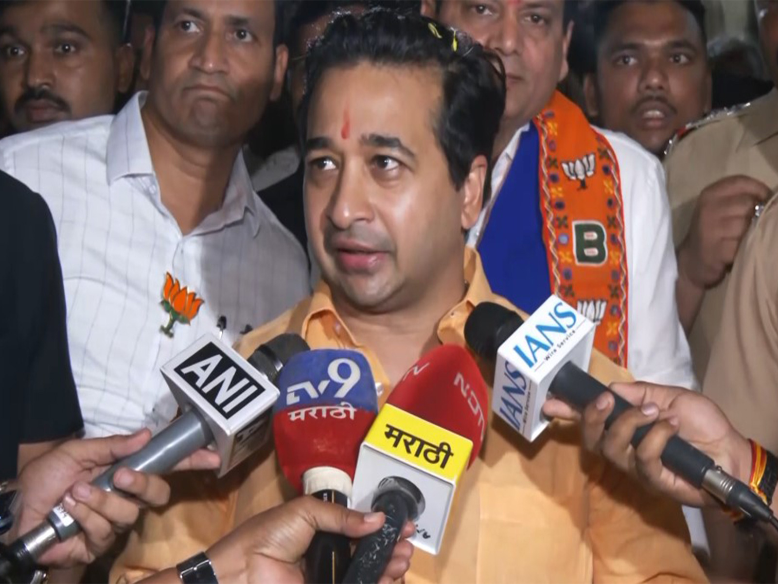 BJP leader Nitish Rane (Photo/ANI)