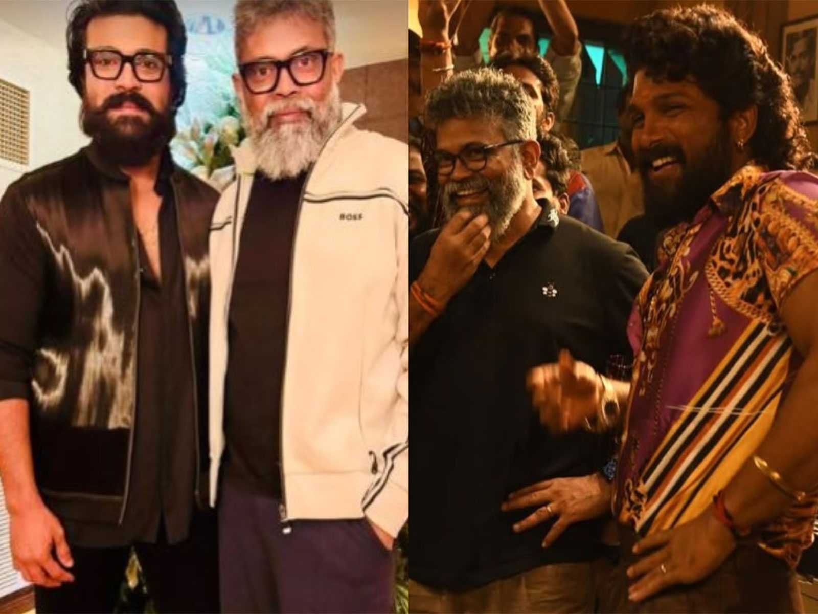 Allu Arjun, Ram Charan wish Sukumar (Photo/Instagram@alluarjunonline@alwaysramcharan)