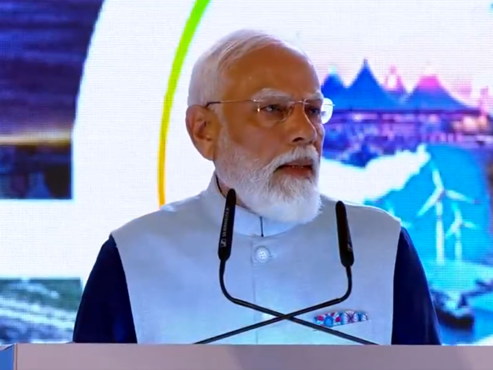 Prime Minister Narendra Modi at Vibrant Gujarat Regional Conference (Photo/ANI)