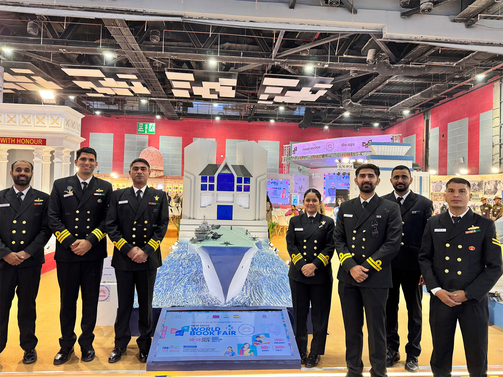 Indian Navy showcases India's Maritime legacy at World Book Fair (Photo/PIB) 