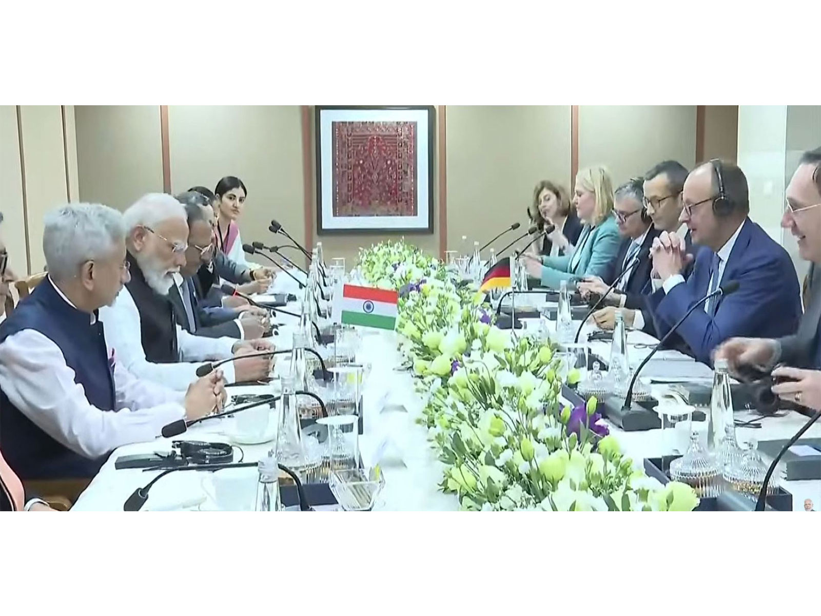 PM Modi holds delegation-level talks with German Chancellor Merz (Photo/NarendraModiYoutube)