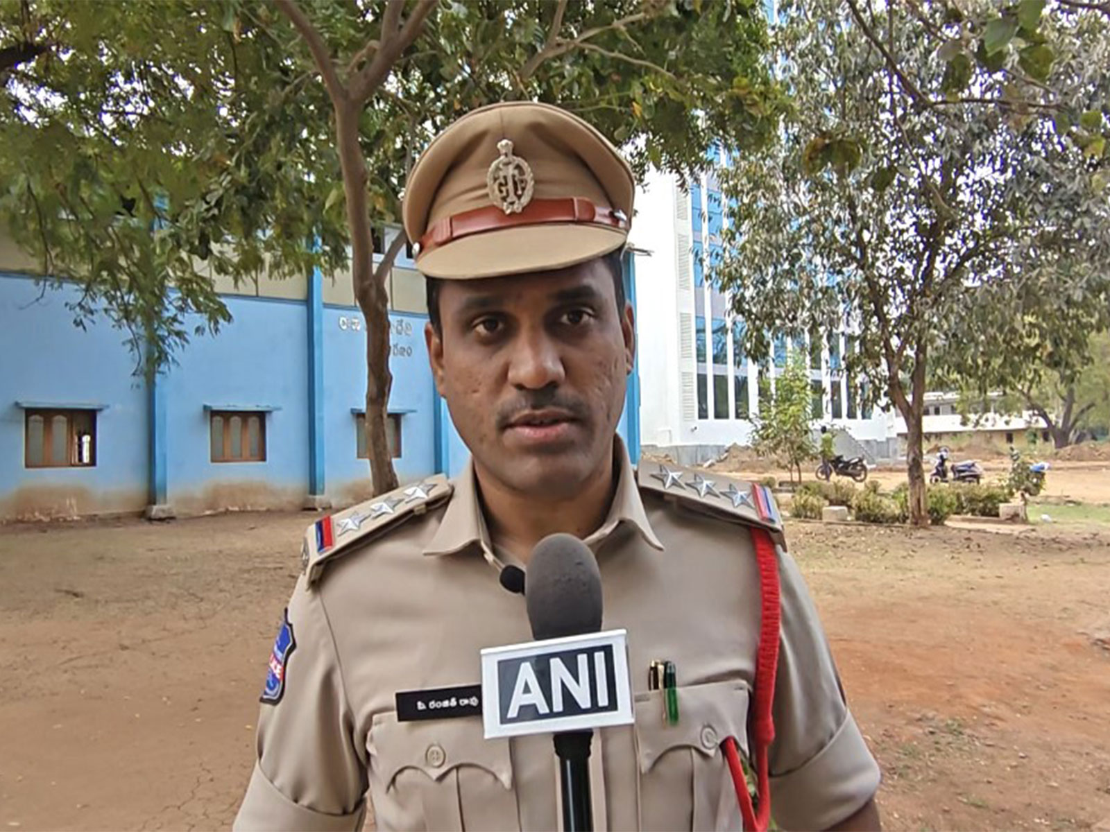 P. Ranjith Rao, Circle Inspector (CI), Shayampet Police Station (Photo/ANI)