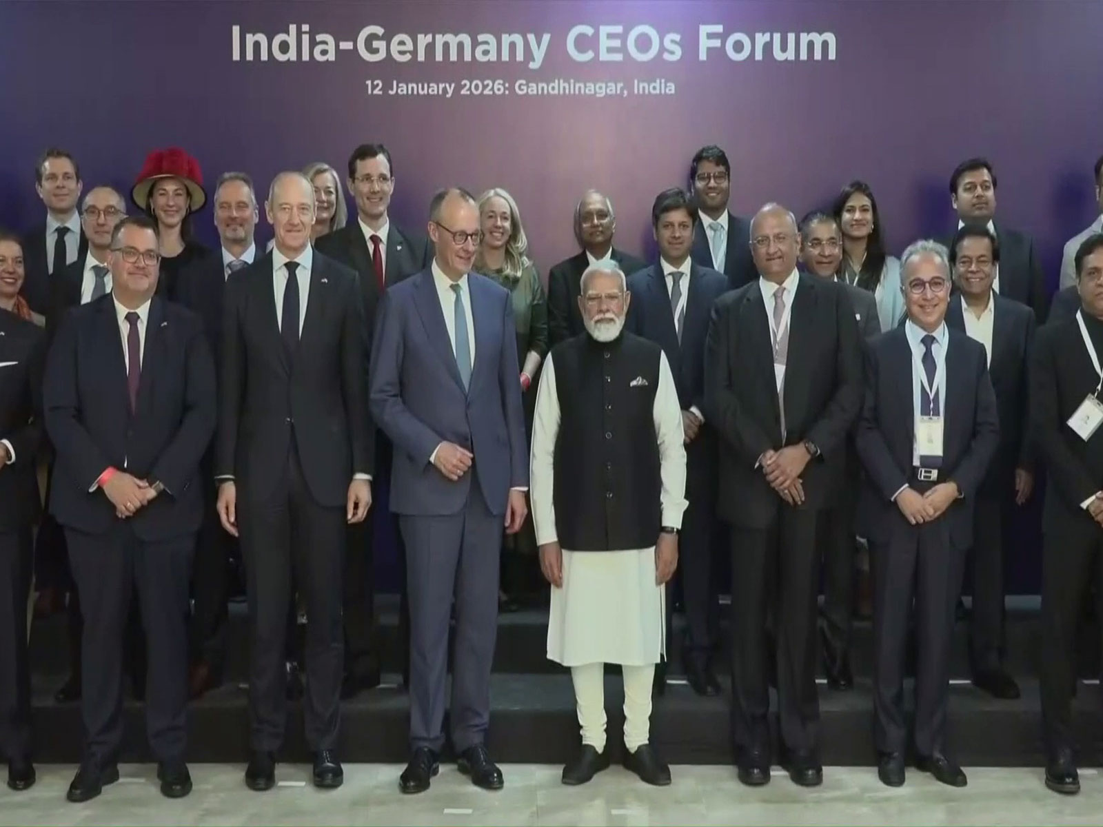 PM Modi, German Chancellor Merz met CEOs. (Photo: ANI)