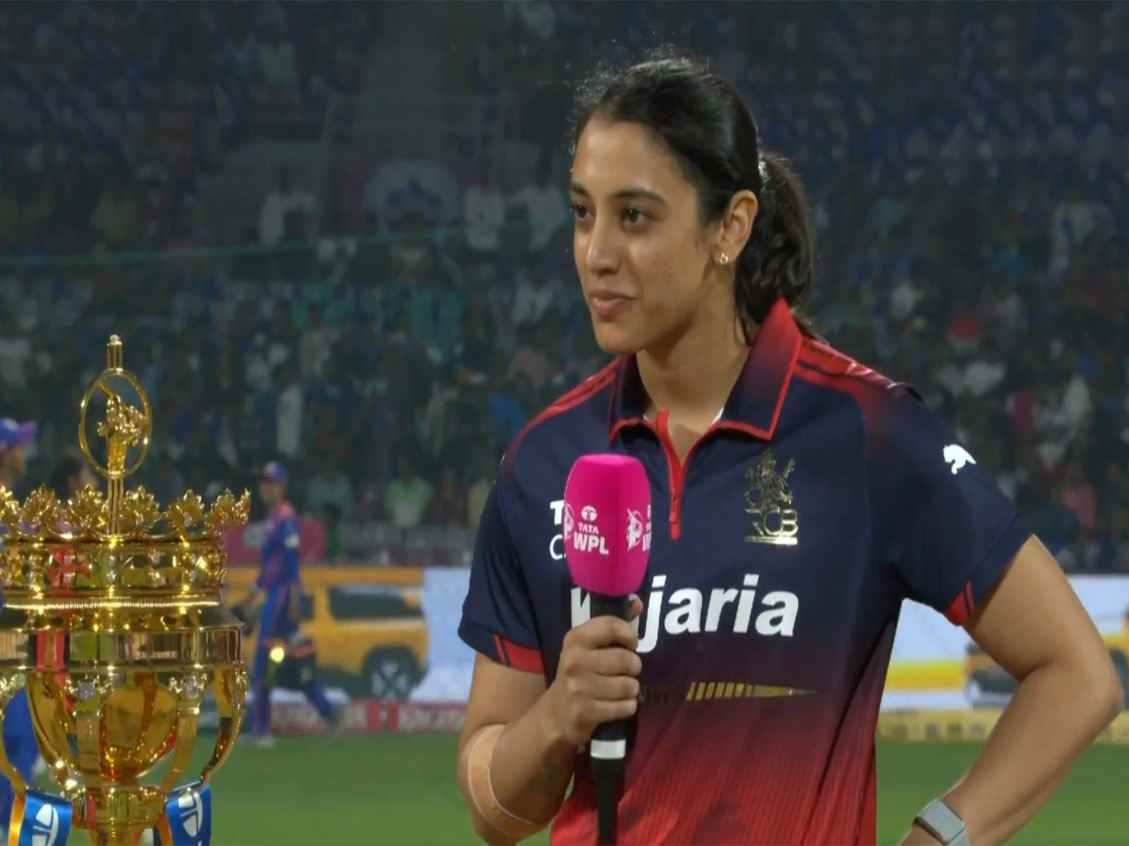 RCB skipper Smriti Mandhana. (Photo: @wplt20 X)
