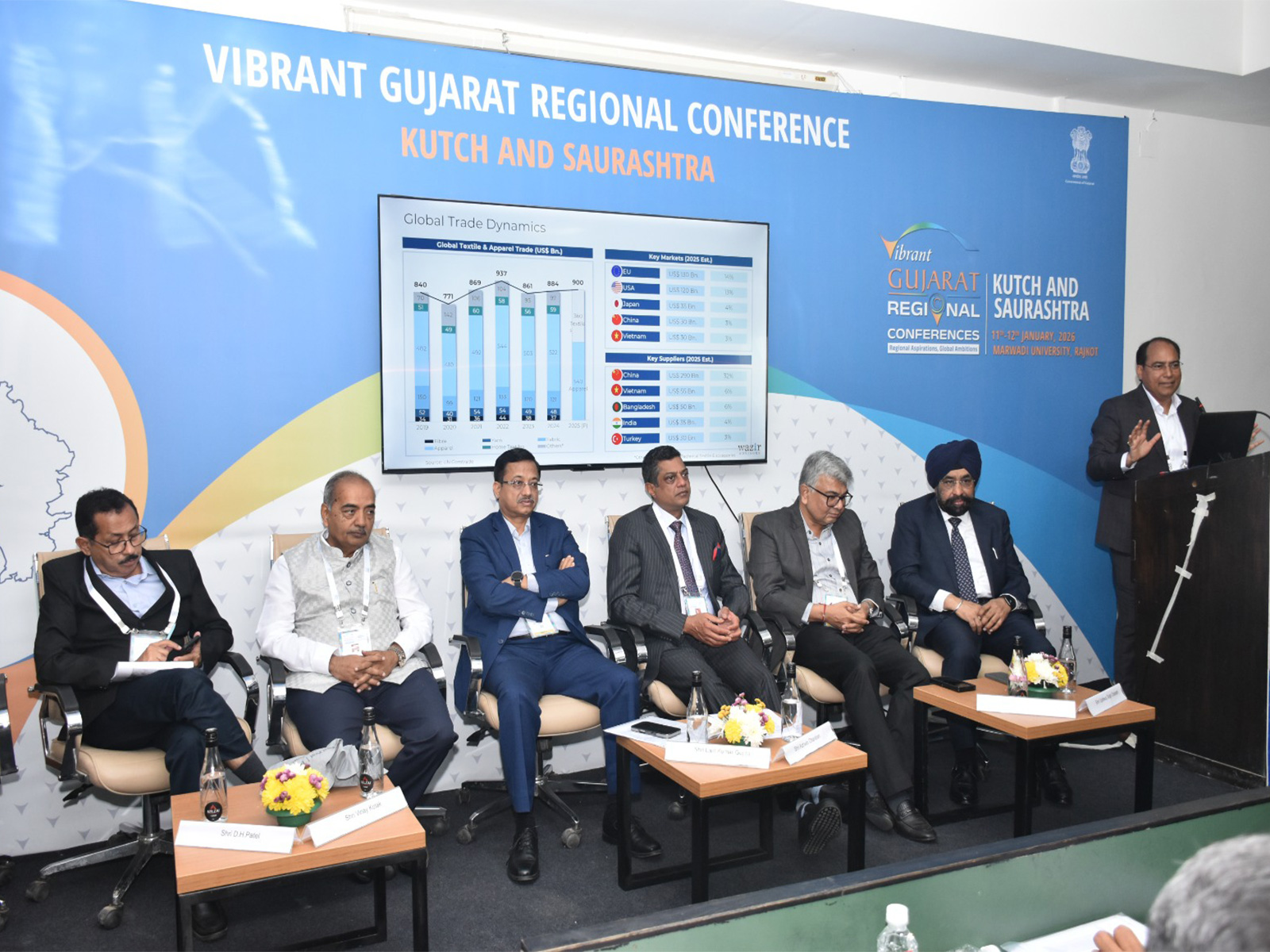 Second day of Vibrant Gujarat Regional Conference in Rajkot. (Photo: CMO)