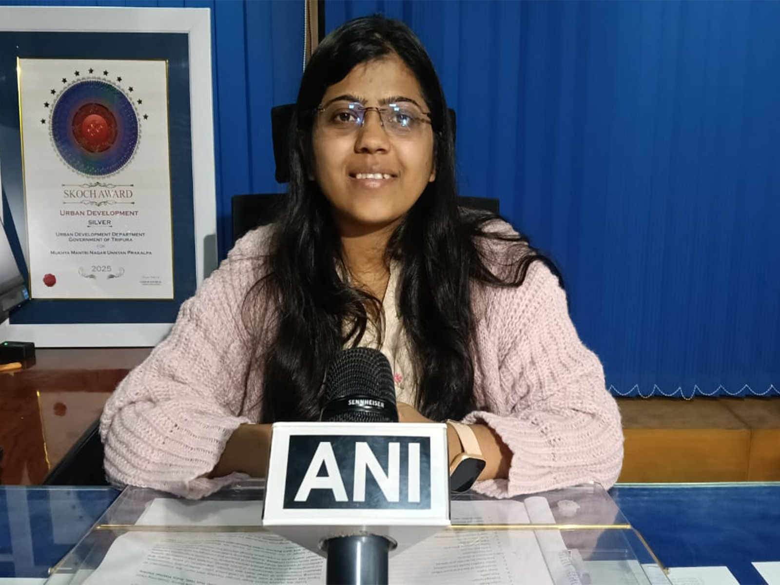 Megha Jain, UDD Director, Government of Tripura (Photo/ANI)
