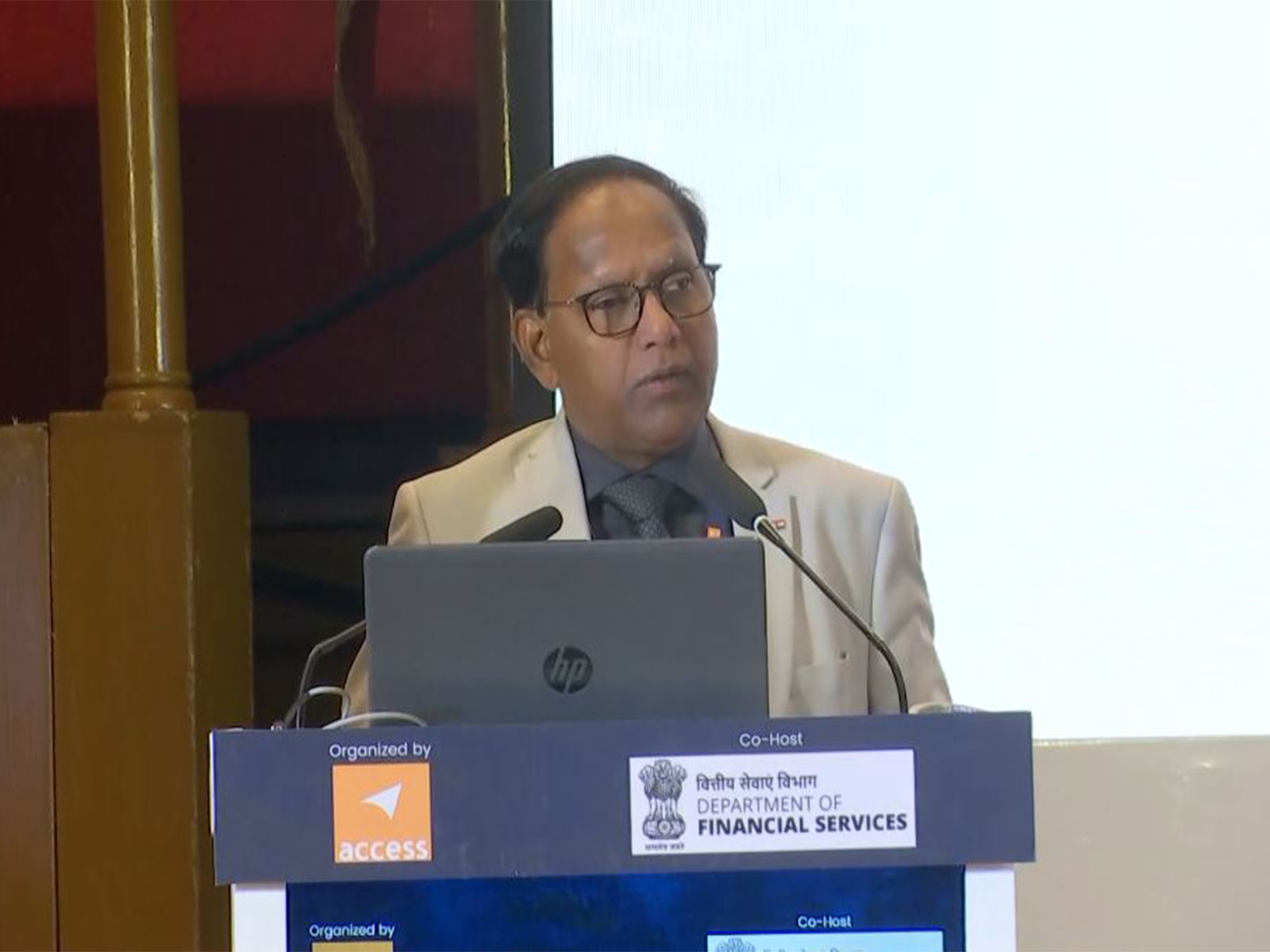 M Nagaraju, Secretary of the Department of Financial Services (Image: ANI)