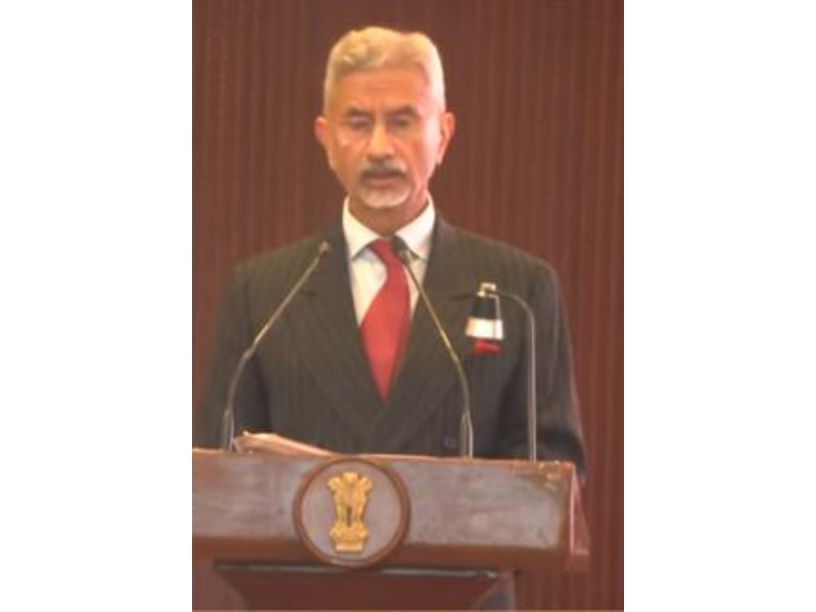 EAM Jaishakar at  Sushma Swaraj Bhawan in New Delhi (Photo/ANI)