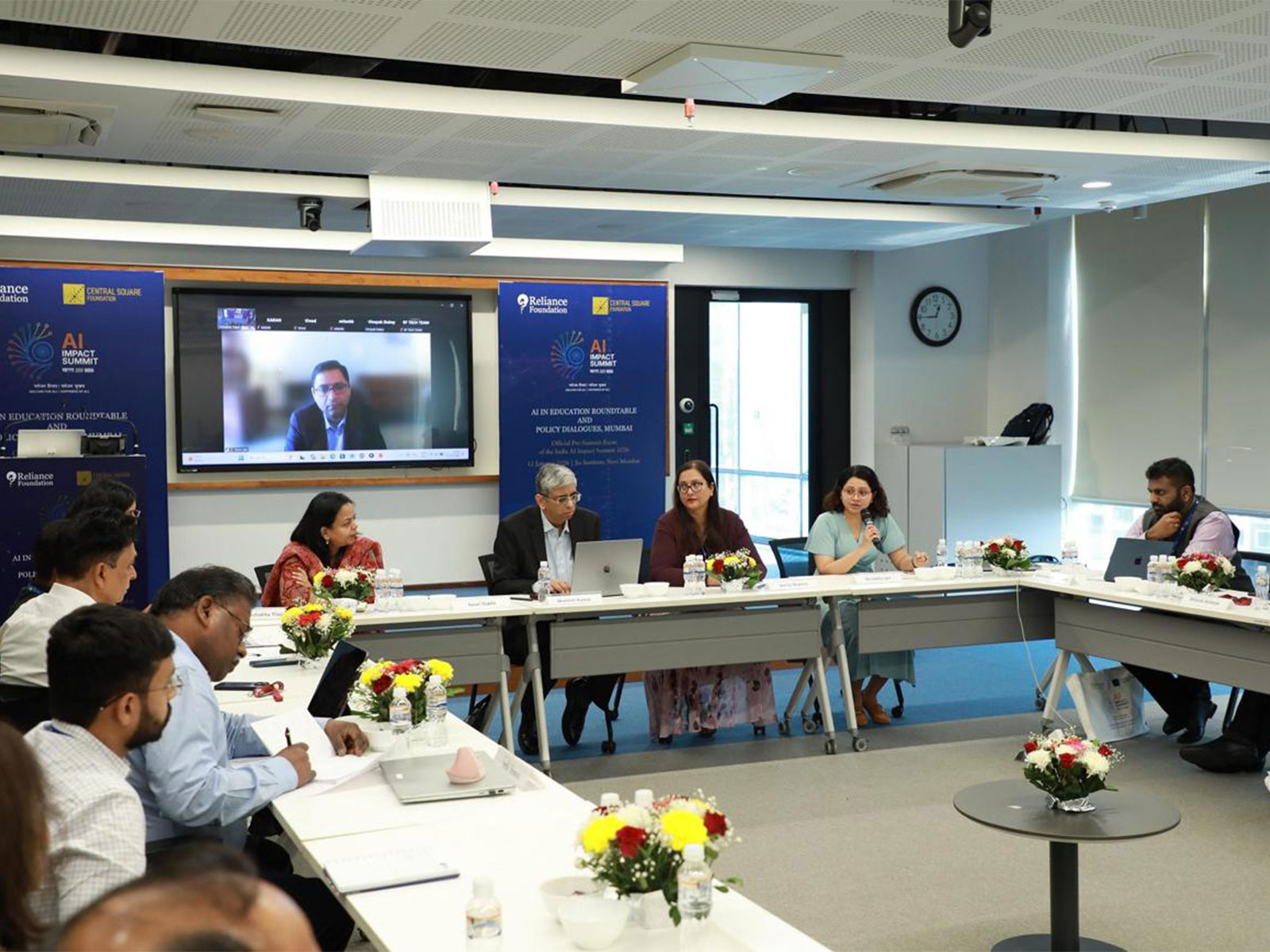 Leading the Dialogue (L-R) Panelists Gouri Gupta (Director EdTech, Central Square Foundation), Dr. Shailesh Kumar (Chief Data Scientist, Jio), Dr. Vanita Sharma (Advisor - Strategic Initiatives, Reliance Foundation) (Photo/Reliance Foundation)