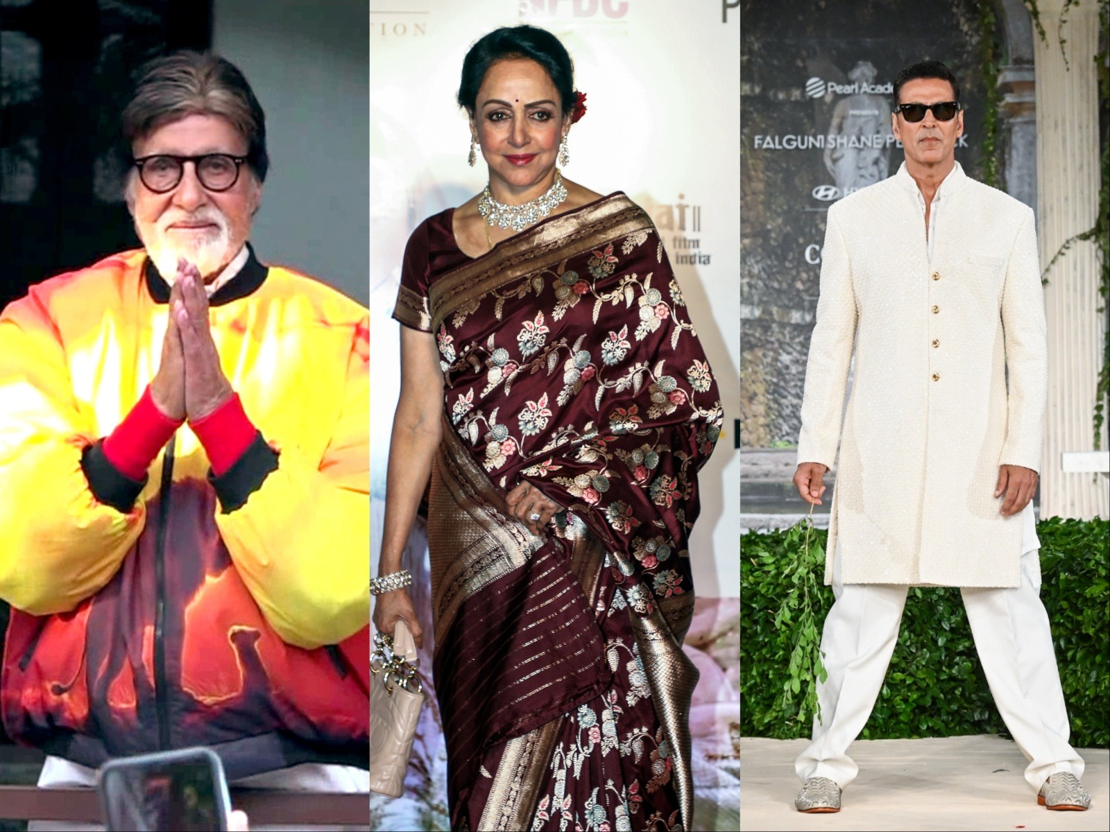 Amitabh Bachchan, Hema Malini, Akshay Kumar (Photo/ANI)
