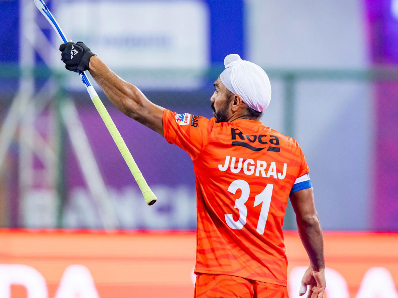 Jugraj Singh scored a brilliant hat-trick. (Photo: HI Media)