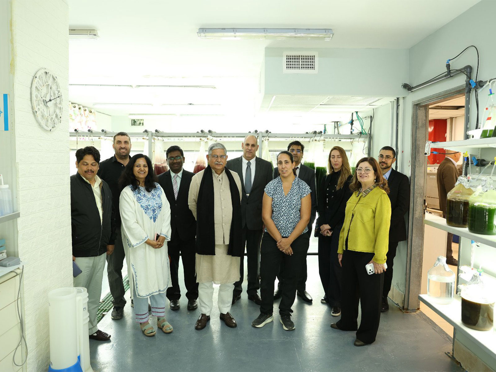 Union Minister Lalan Singh visits Israel to participate in Blue Food Security Summit (Photo/X/@LalanSingh_1)