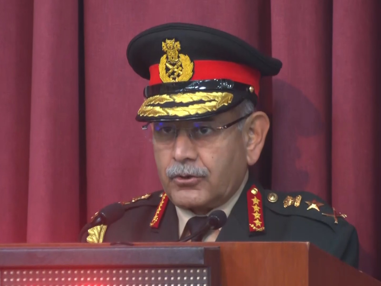 COAS General Upendra Dwivedi at NCC-RDC in Delhi (Photo/ ANI)