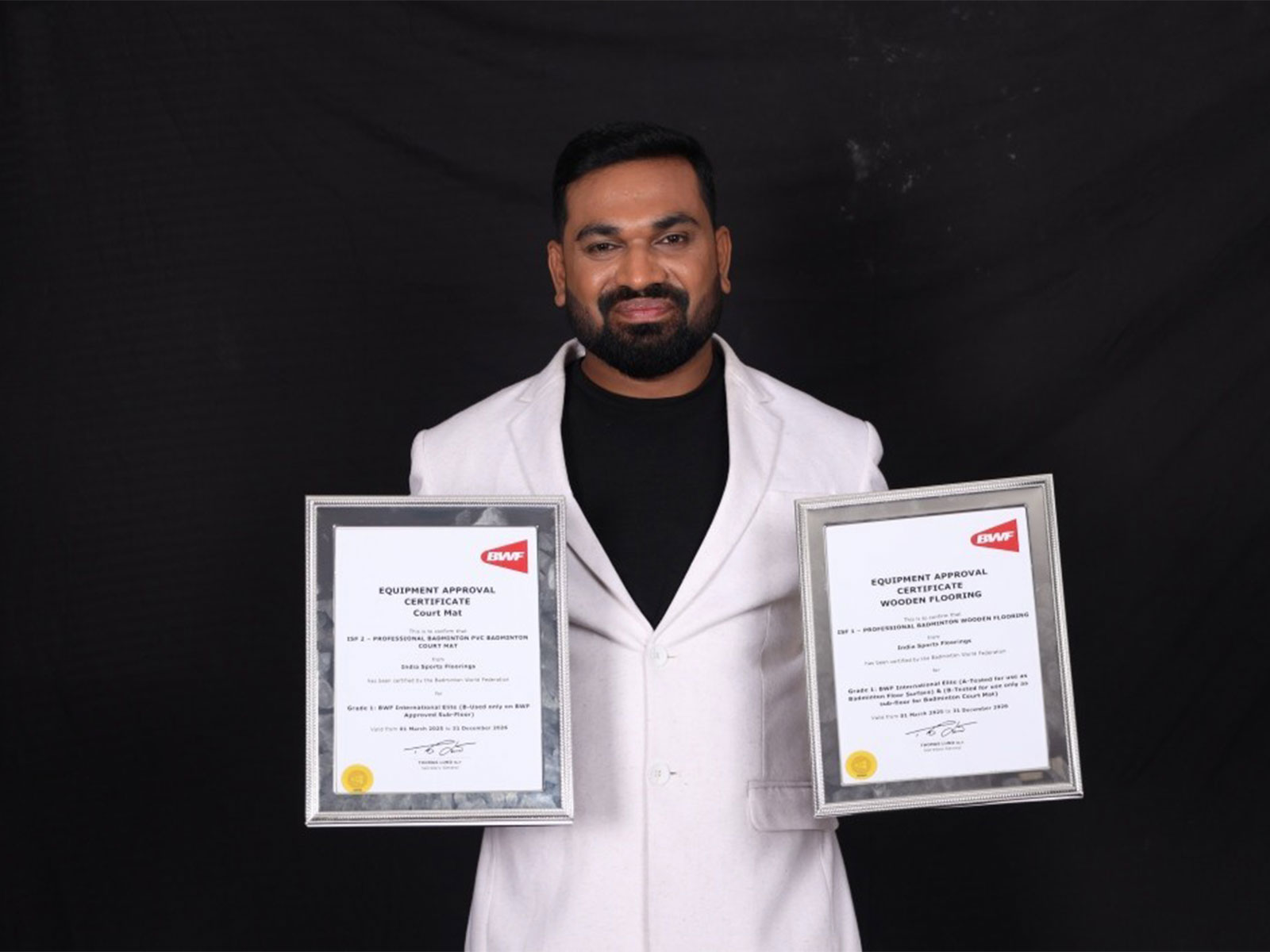 Mr. M. Mahendra, Founder, India Sports Floorings