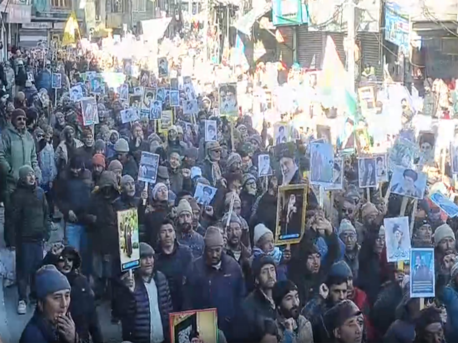 Imam Khomeni Memorial Trust organises pro-Iran rally in Kargil (Photo/ANI)