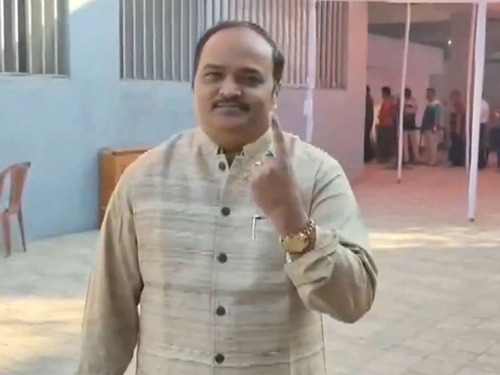 Shiv Sena (UBT) leader Anand Dubey (Photo: ANI)