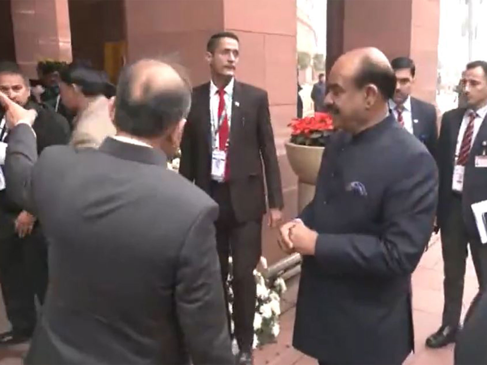 LS Speaker Om Birla arrives at Parliament for 28th Commonwealth Speakers' Conference (Photo/ANI)