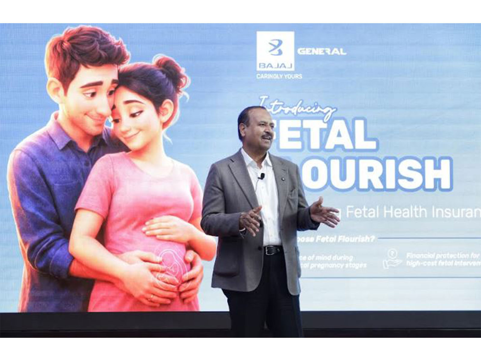 Dr. Tapan Singhel, MD & CEO, Bajaj General Insurance at the launch of Fetal Flourish