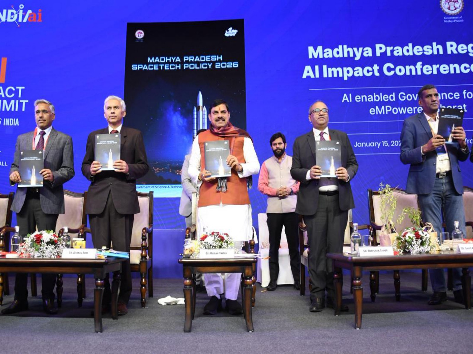 MP CM Mohan Yadav launches SpaceTech Policy-2026 (Photo/DPR)