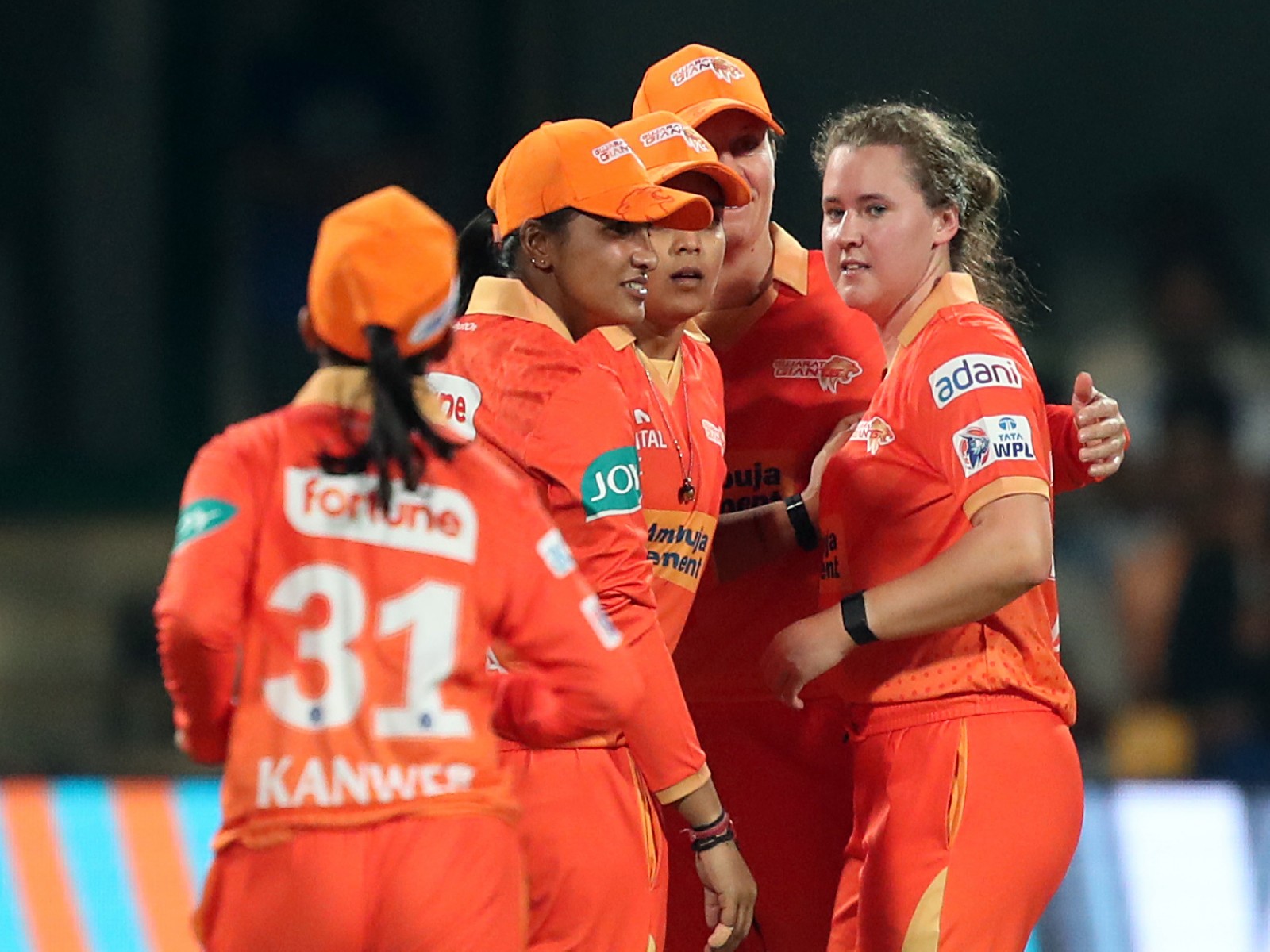 Gujarat Giants' players (Photo: ANI)