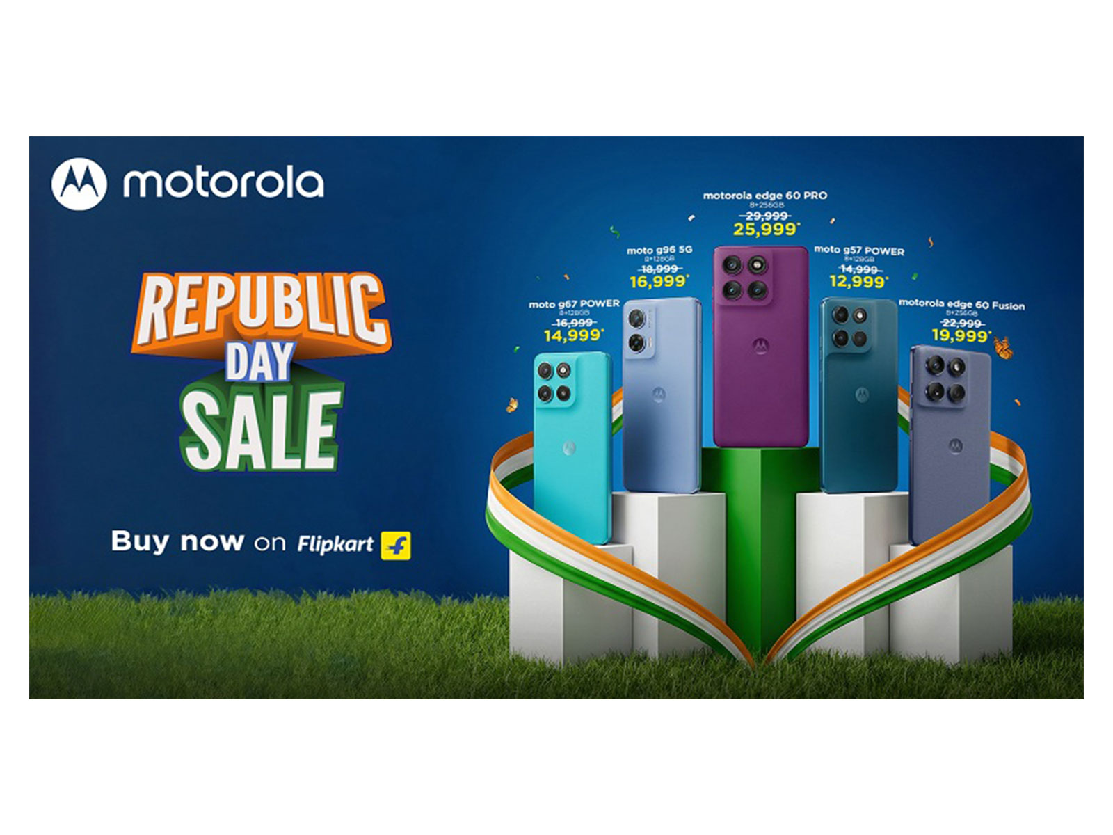 Motorola announced exciting Republic Day offers on its bestselling smartphones